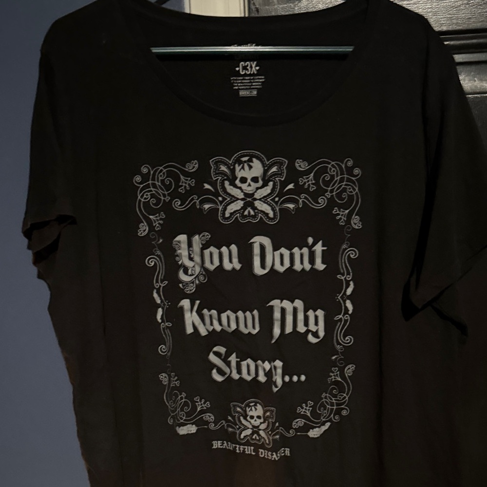 Beautiful Disaster Black Graphic Tee